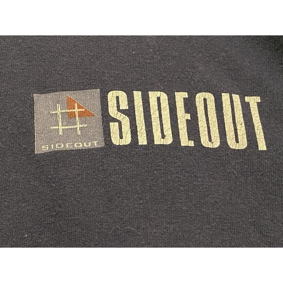 VTG 90s Sideout Single Stitch Surf Beach 2 Side Graphic T Shirt Mens XL USA Fade - Picture 5 of 16